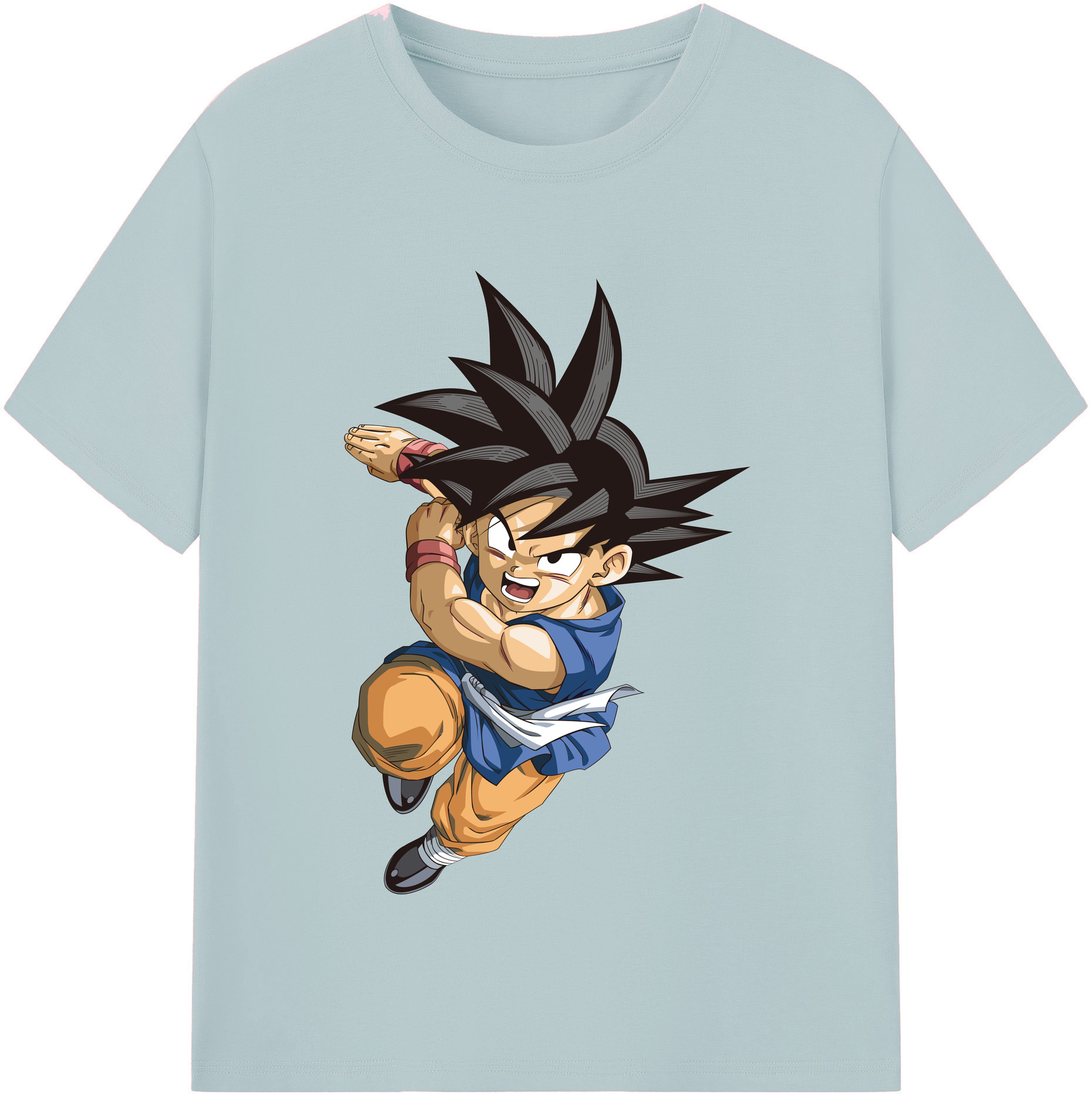 （画像用） ドラゴンボール 孫悟空（そん ごくう）Son Goku カカロット DRAGON BALL Kakarotto 綿100％半袖Tシャツ（フロントプリント）